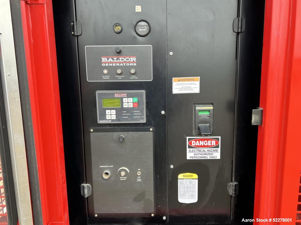 Used Baldor 200 kW Standby (180 kW prime) Rental Grade Portable Diesel Generator Set, model TS250T, SN-P1110270012. John Deere 6068HF475 engine rated 314 HP at 1800 RPM, SN-PE6068L114688, EPA tier 3 ...